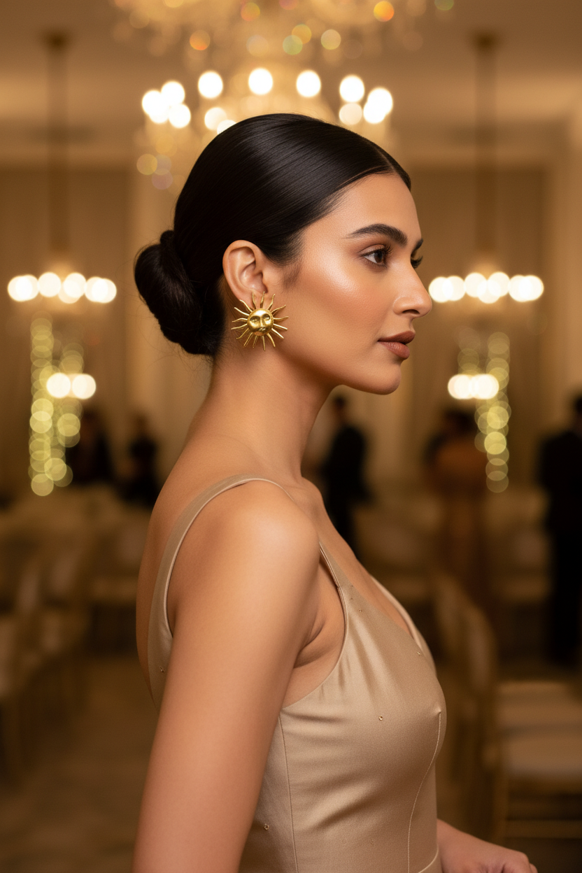 Sun Stud Earrings