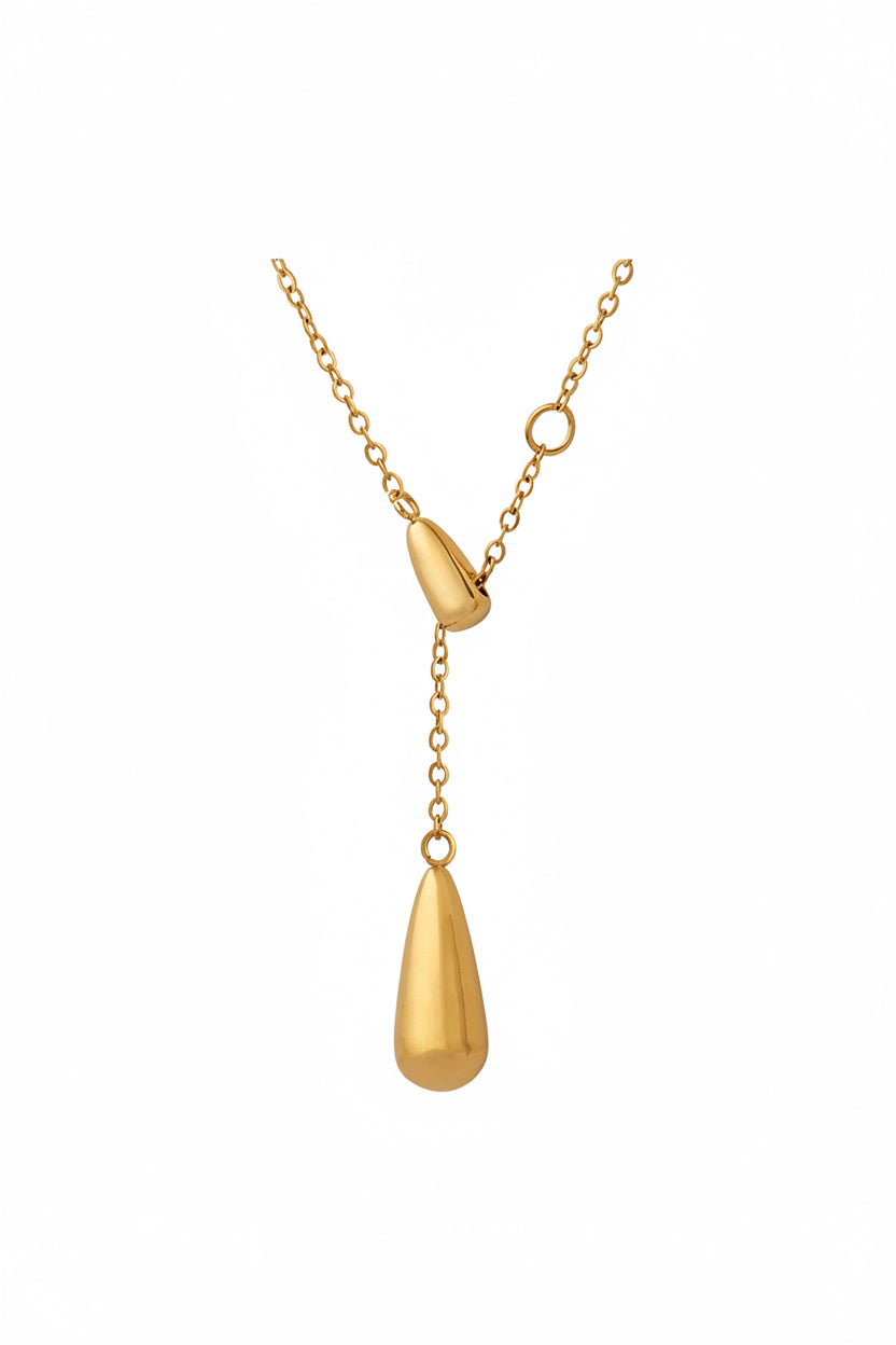 Water Drop Tassel Necklace