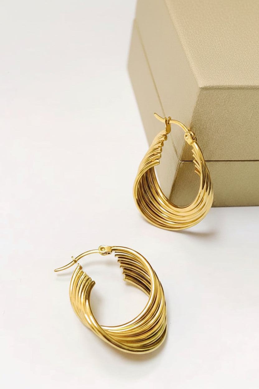 Geometric Hoop Earrings