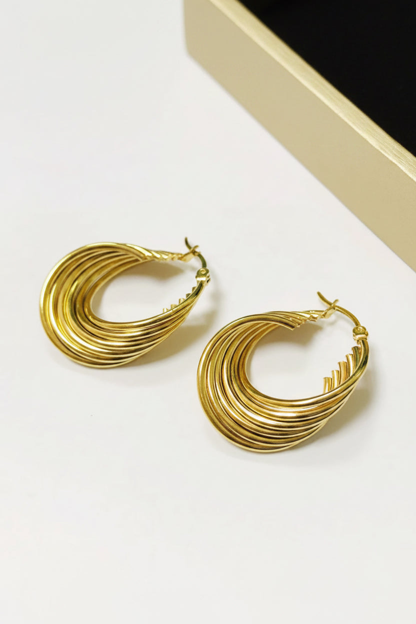 Geometric Hoop Earrings