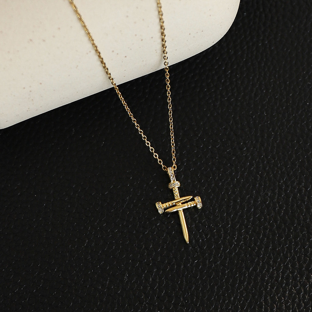 Cross Sword Pendant Necklace