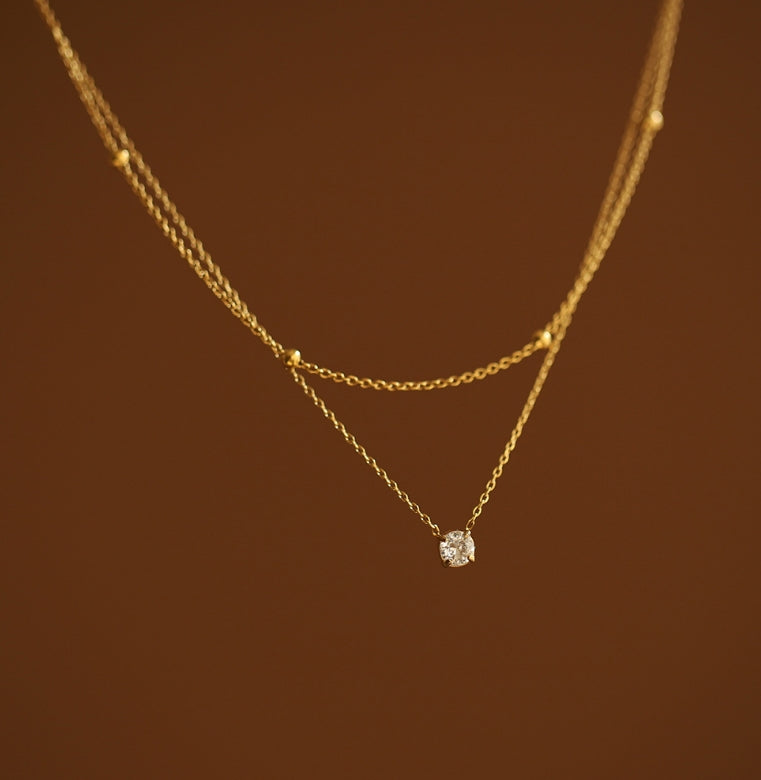 Round Double layered Necklace