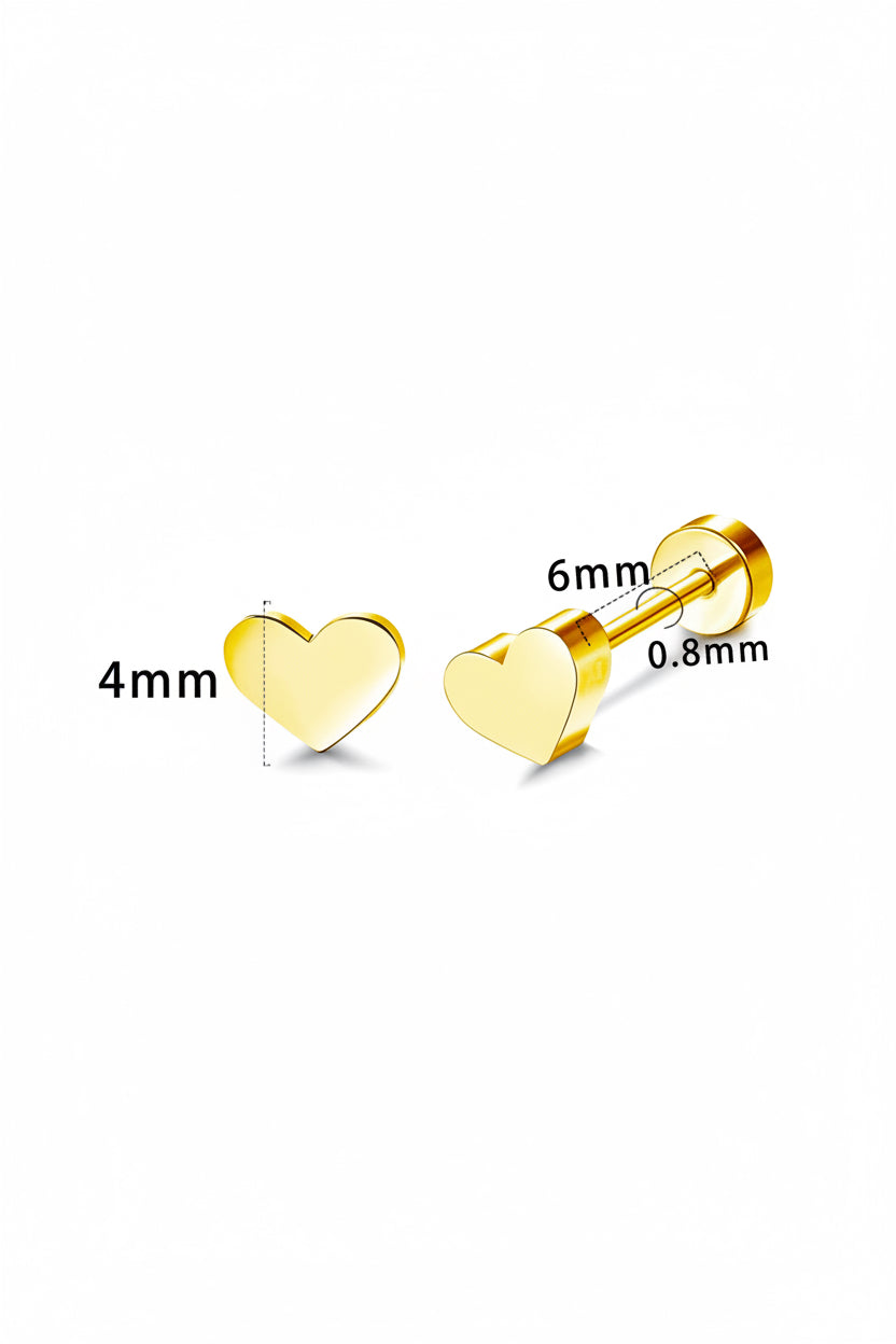 Hearts Stud Earrings