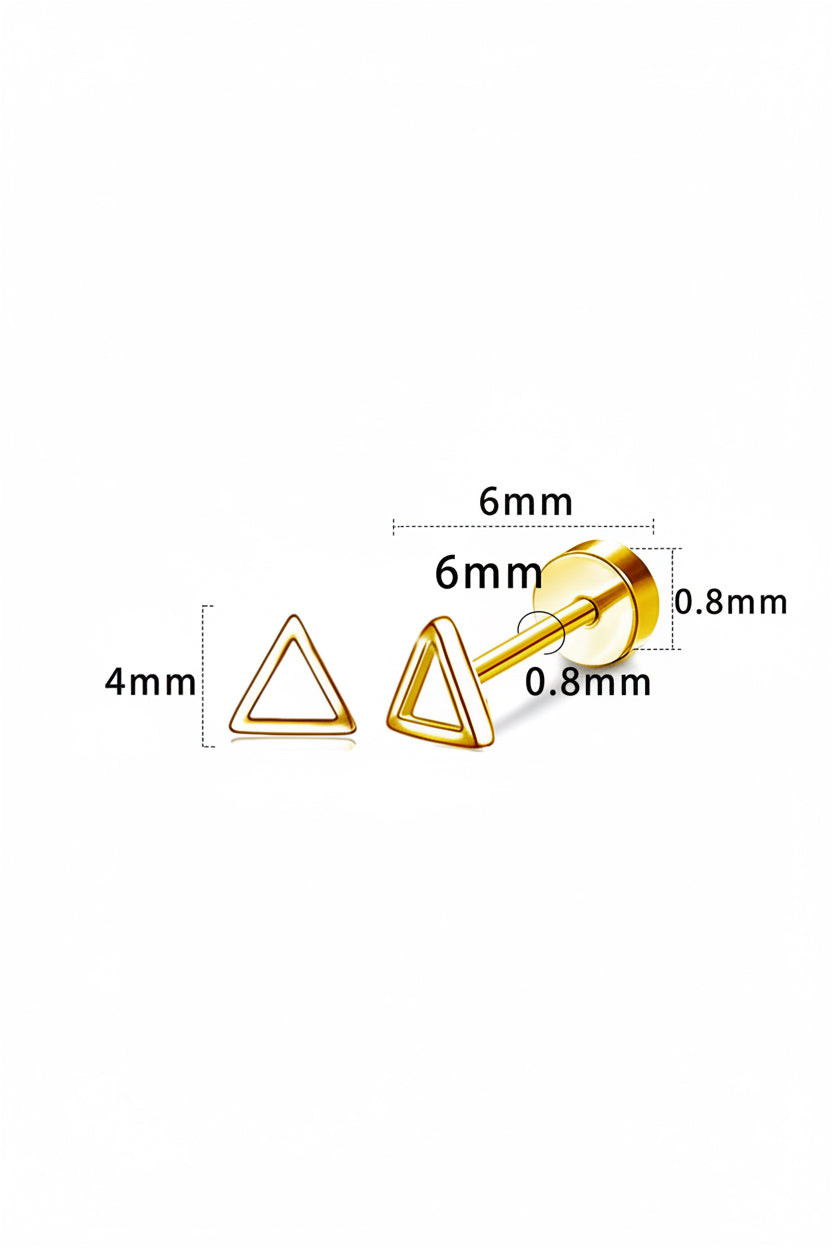 Triangle Stud Earrings