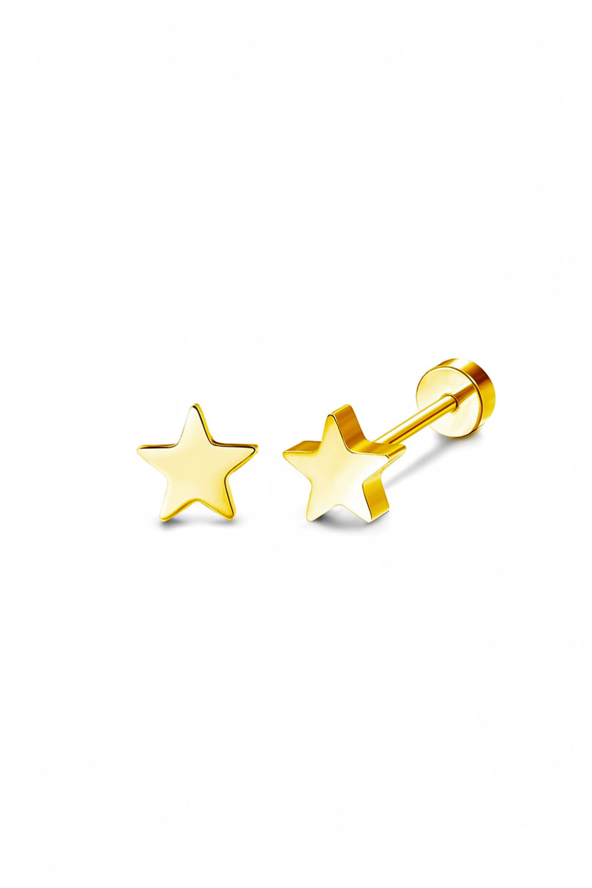 Tiny Star Stud Earrings