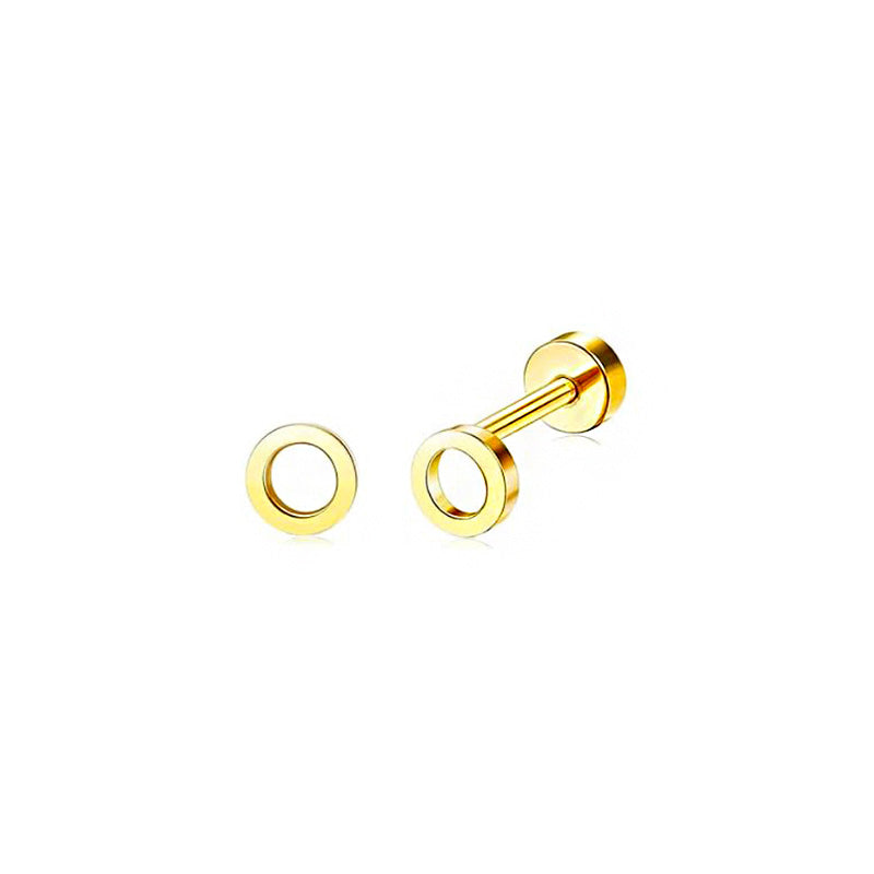 Circle Stud Earrings