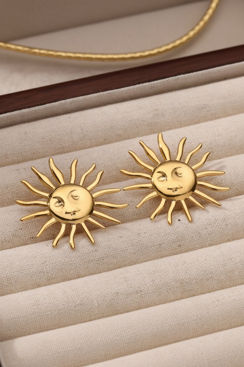 Sun Stud Earrings