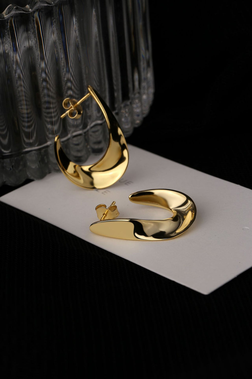 925SS Irregular Earrings
