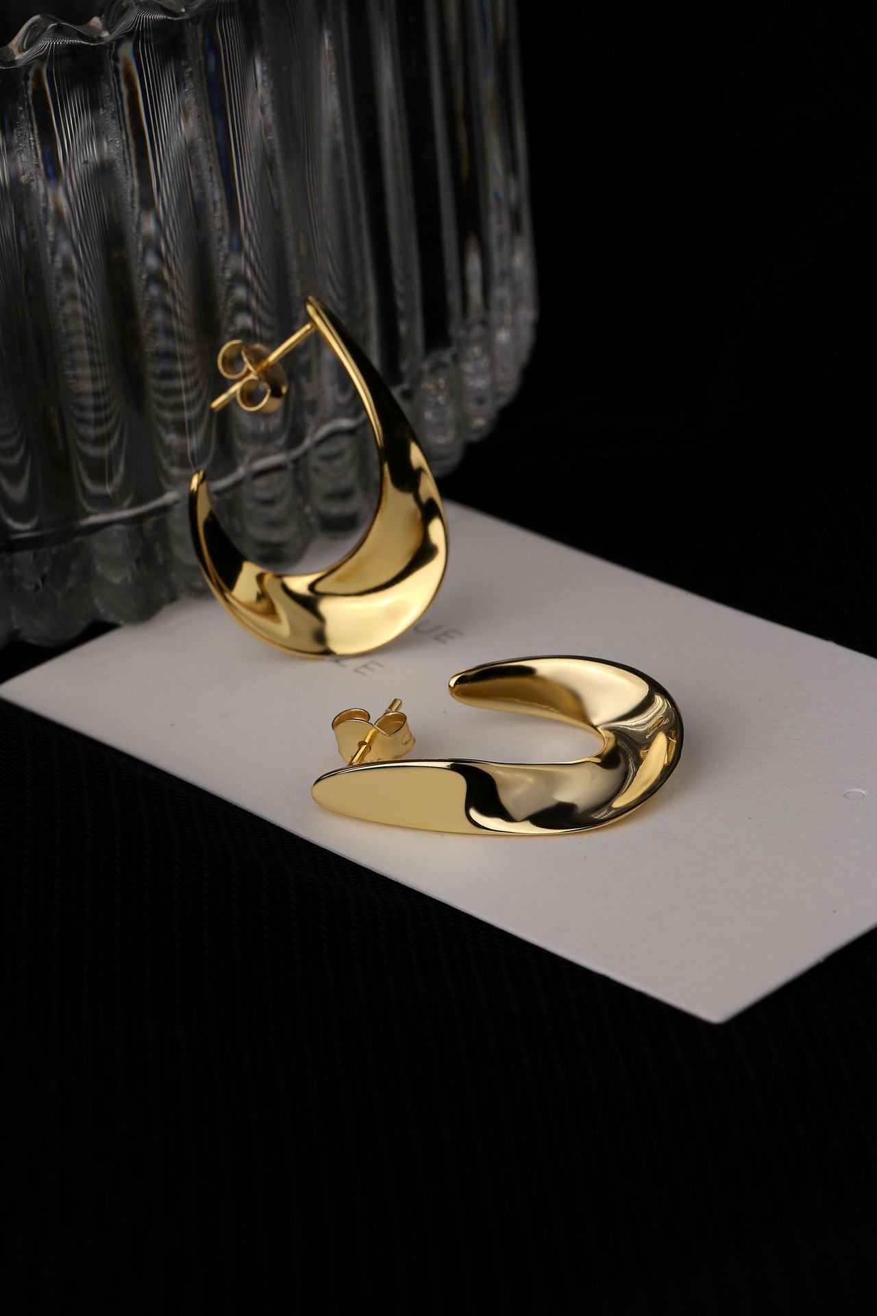 925SS Irregular Earrings