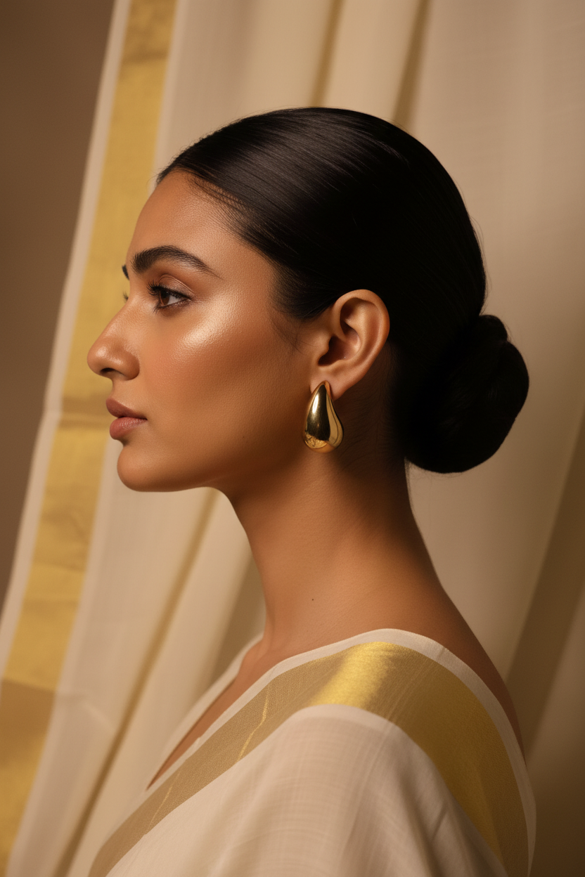 Waterdroplet Stud Earrings