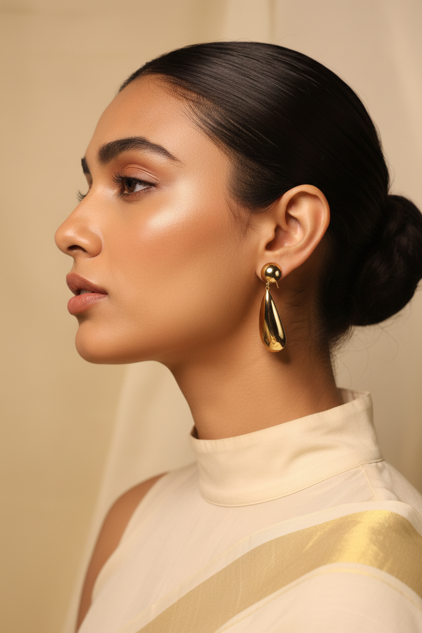 Water Droplets Drop Earrings