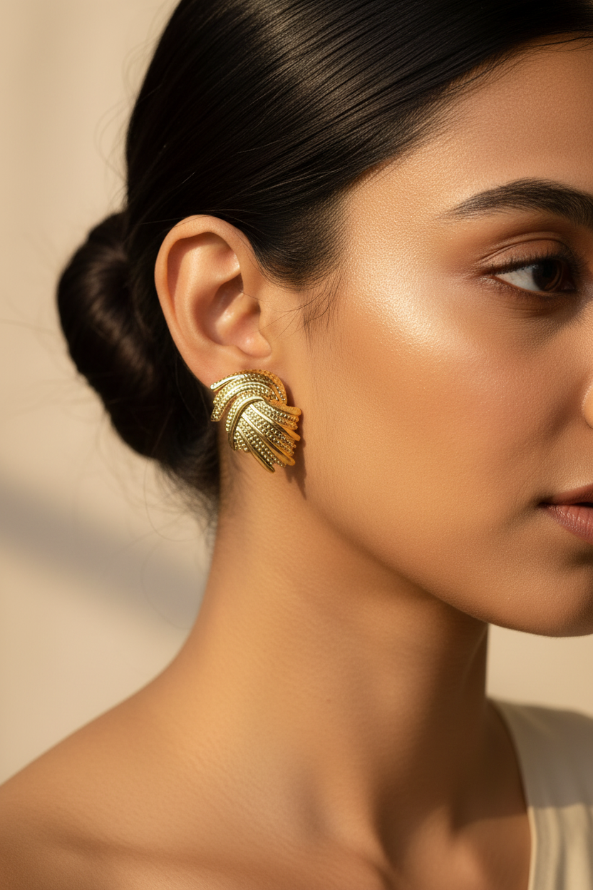 Twist Stud Earrings