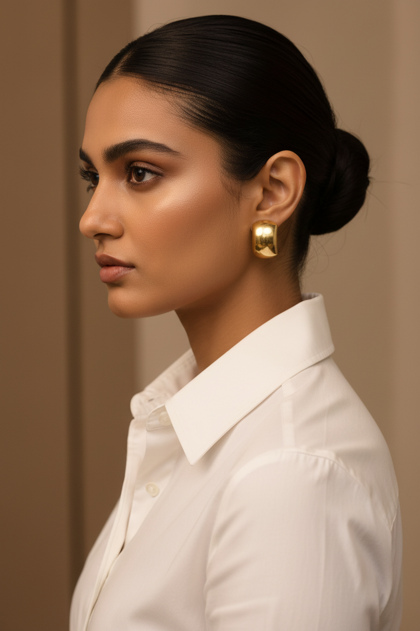 Cup Stud Earrings
