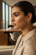 Heart Bow Knot Drop Earrings