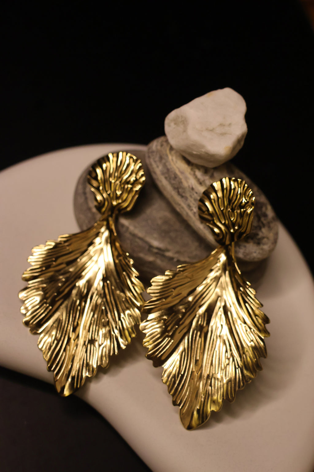 Leaf flower Drop Earrings