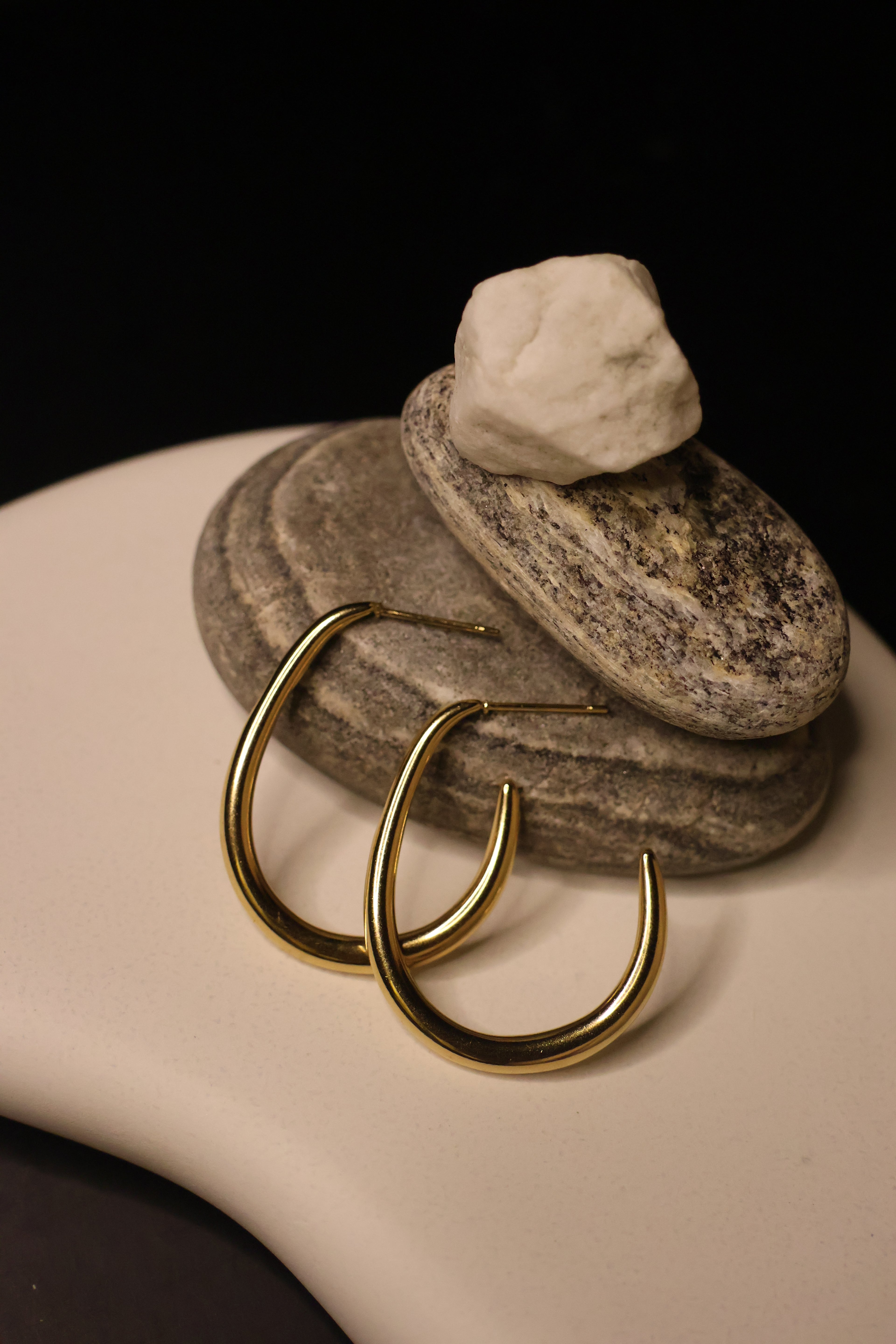 C Shape Earrings