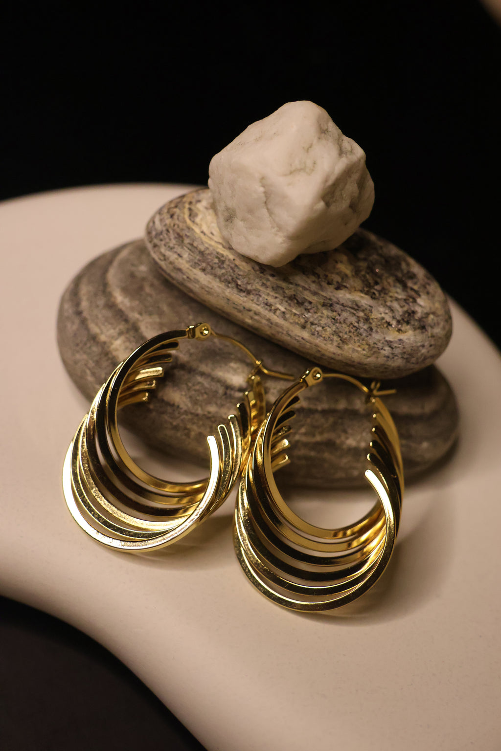 Geometric Hoop Earrings