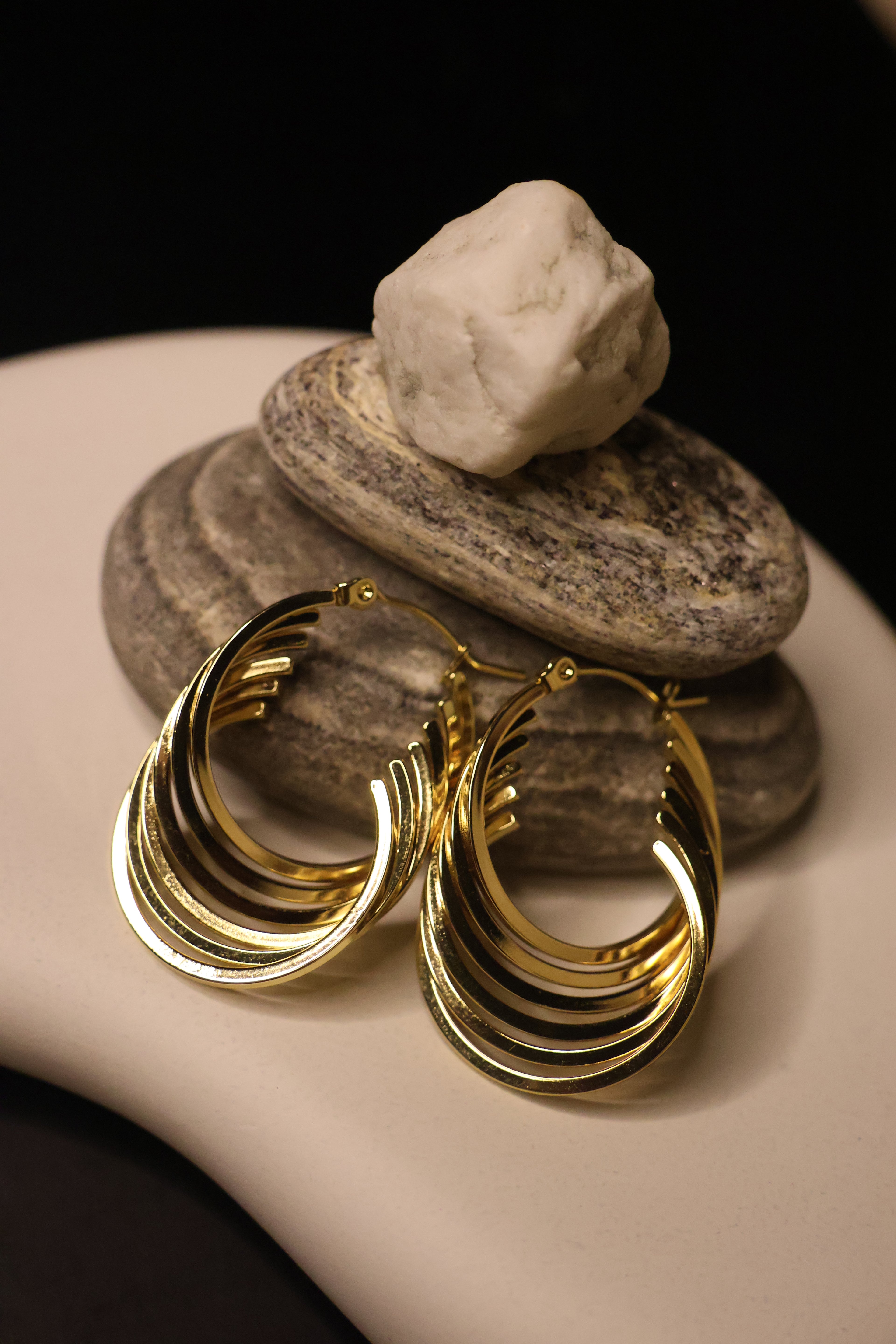 Geometric Hoop Earrings