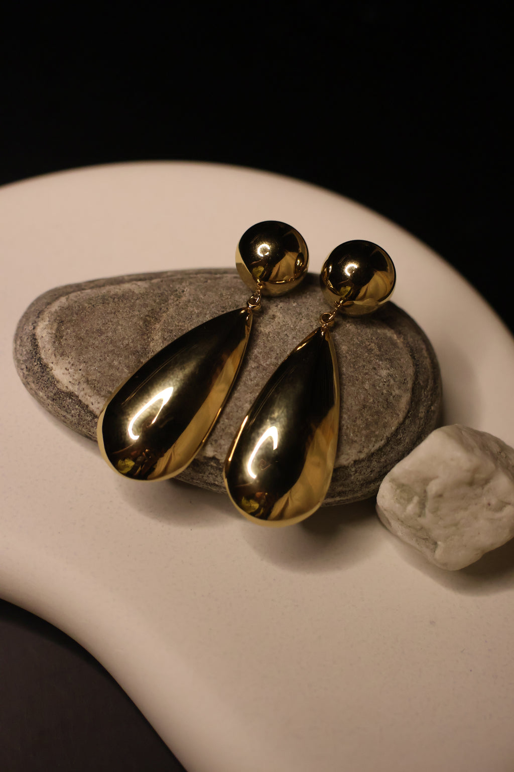 Water Droplets Drop Earrings