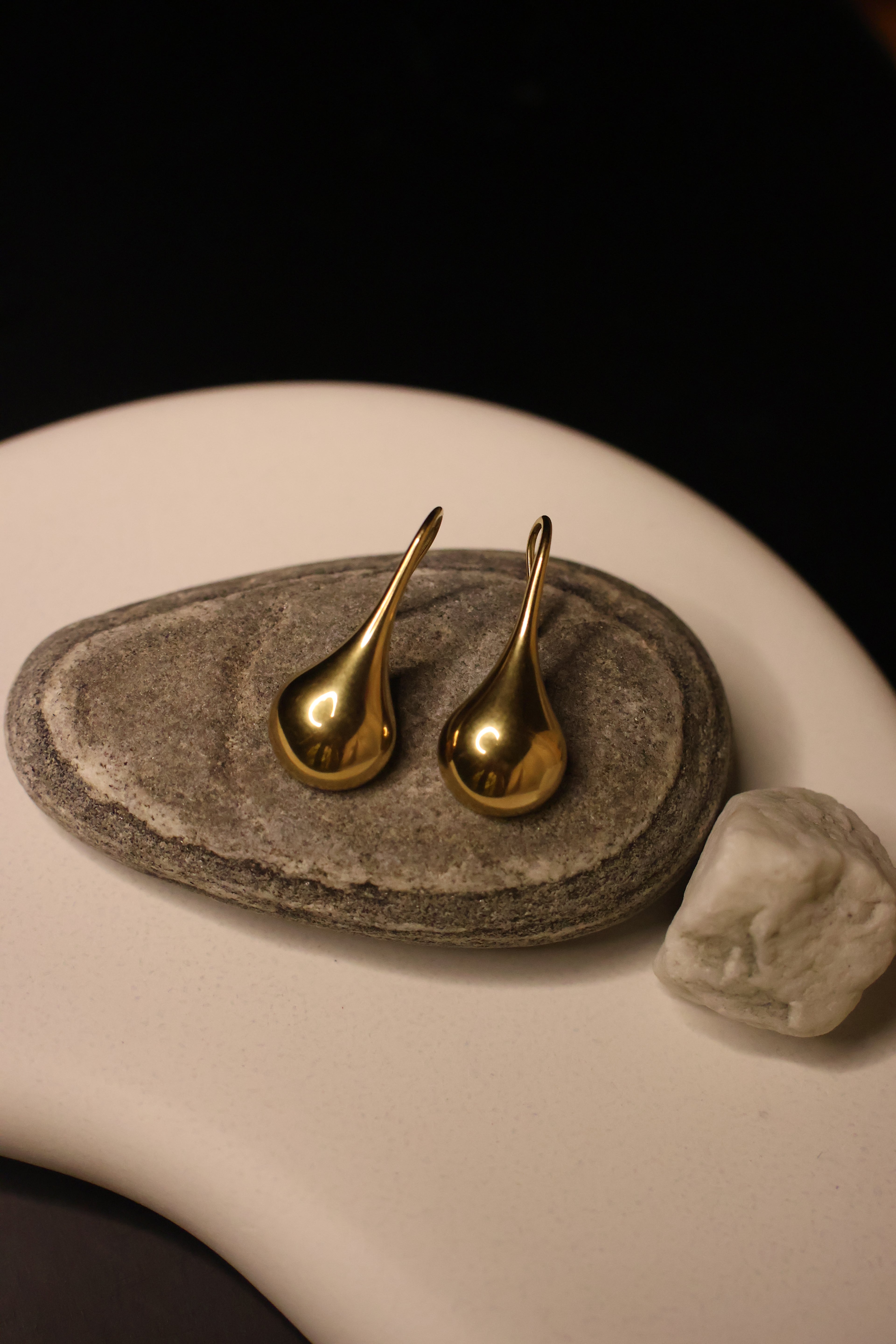 Water Droplet Hook Earring