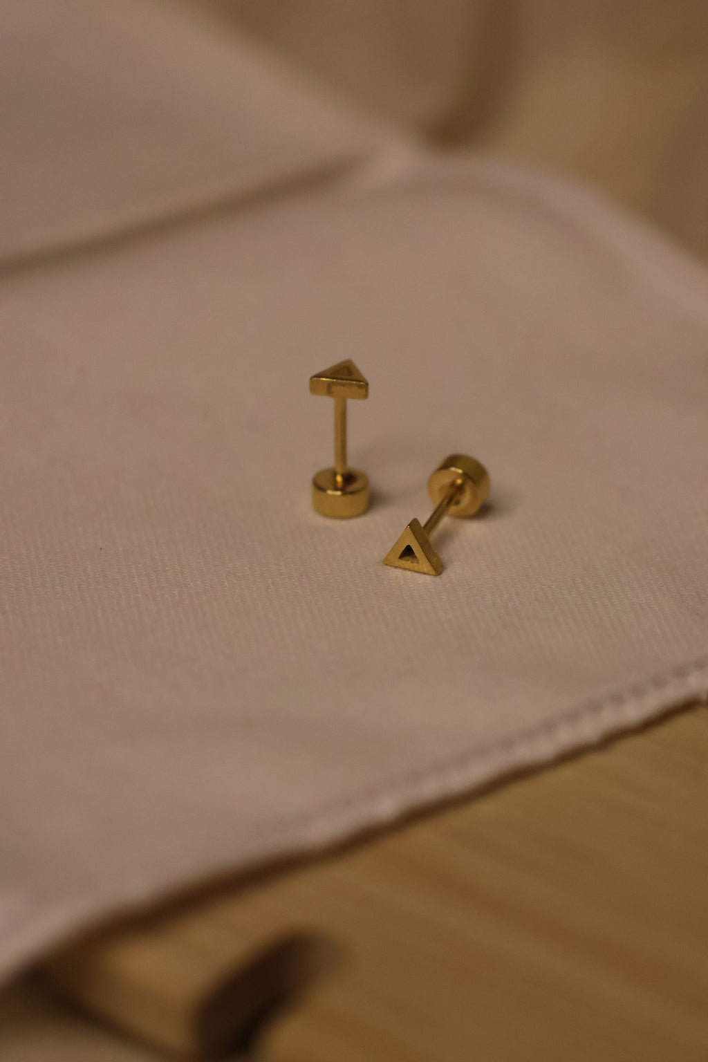 Triangle Stud Earrings