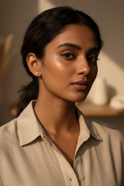 Triangle Stud Earrings
