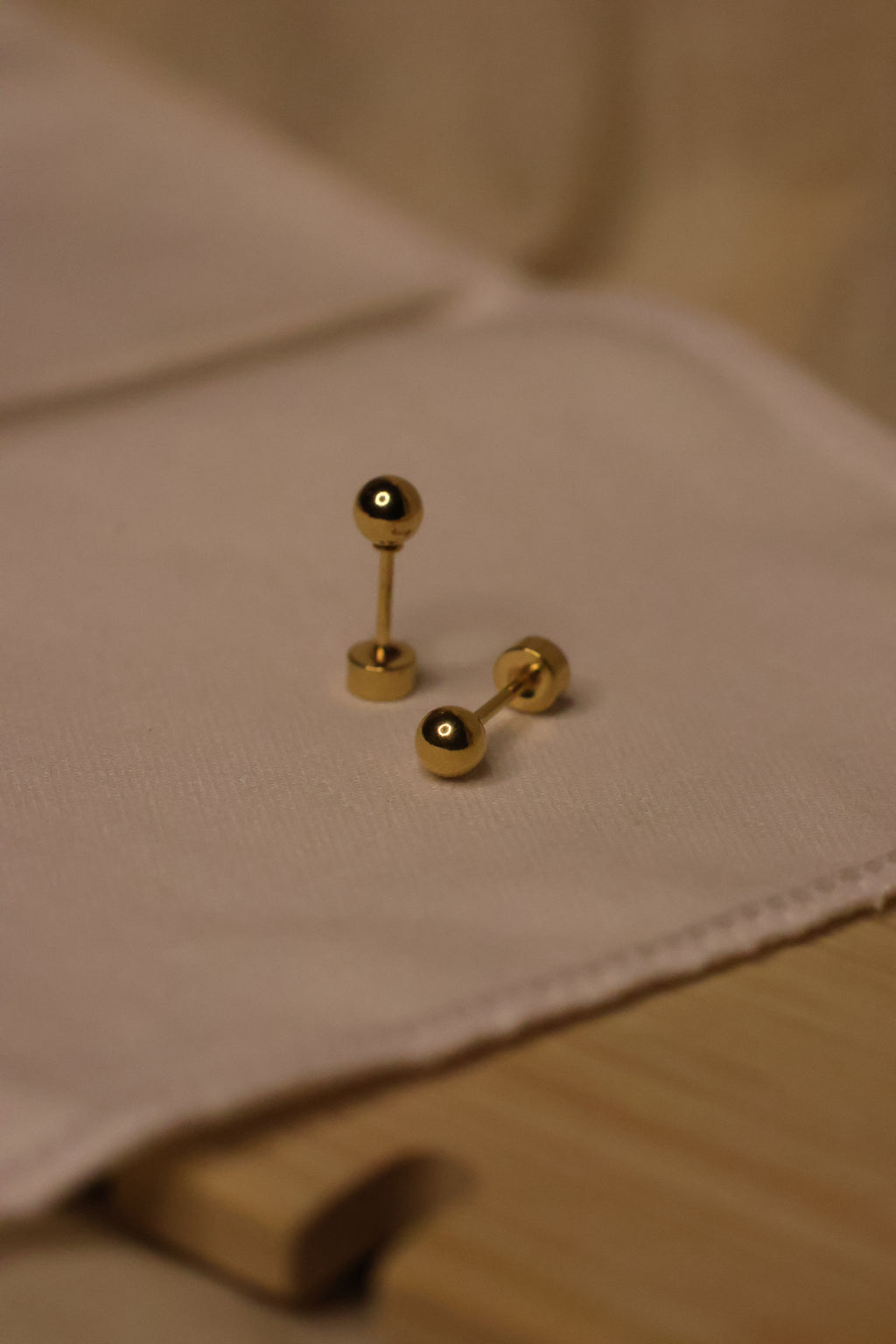 Tiny Ball Stud Earrings