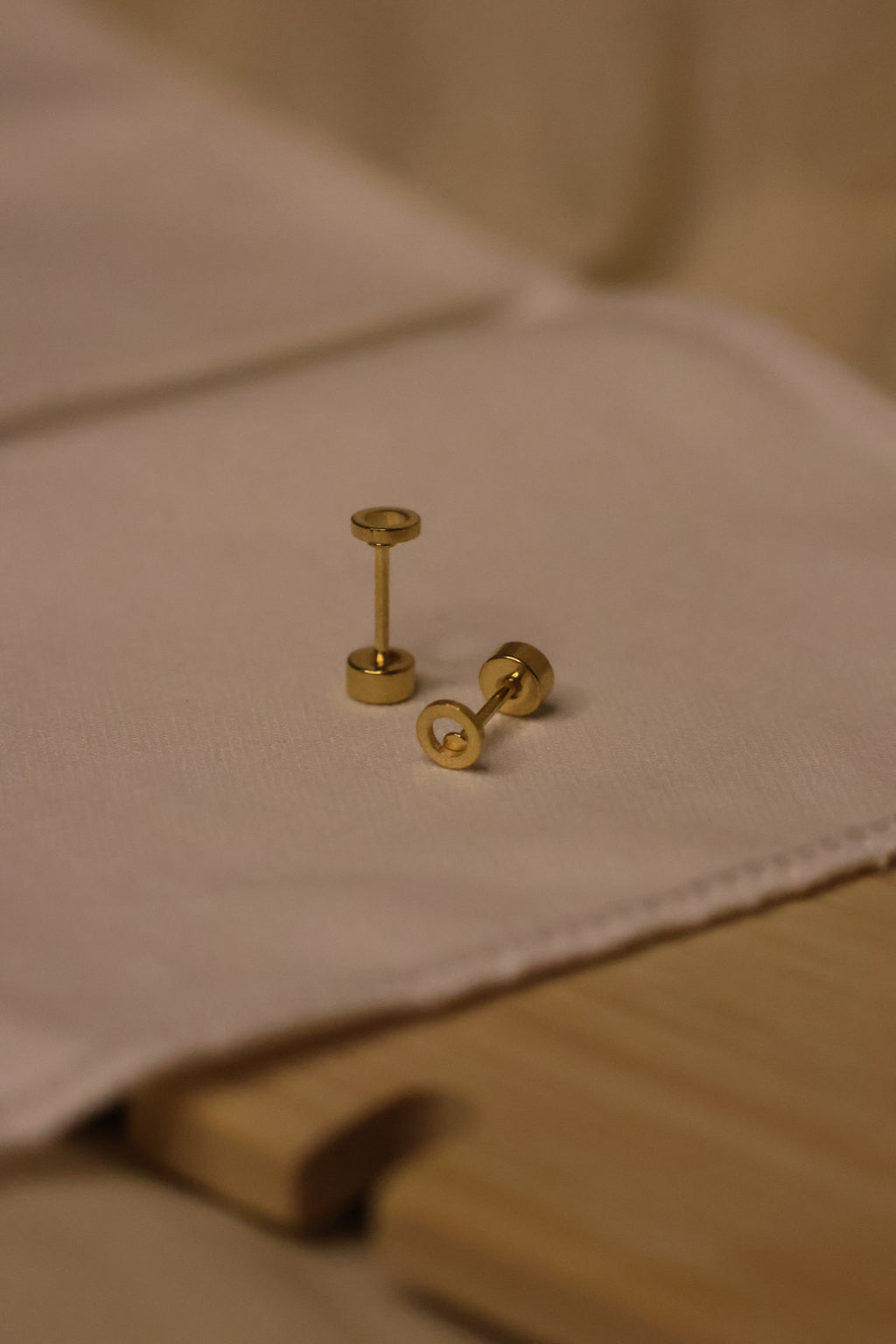 Circle Stud Earrings