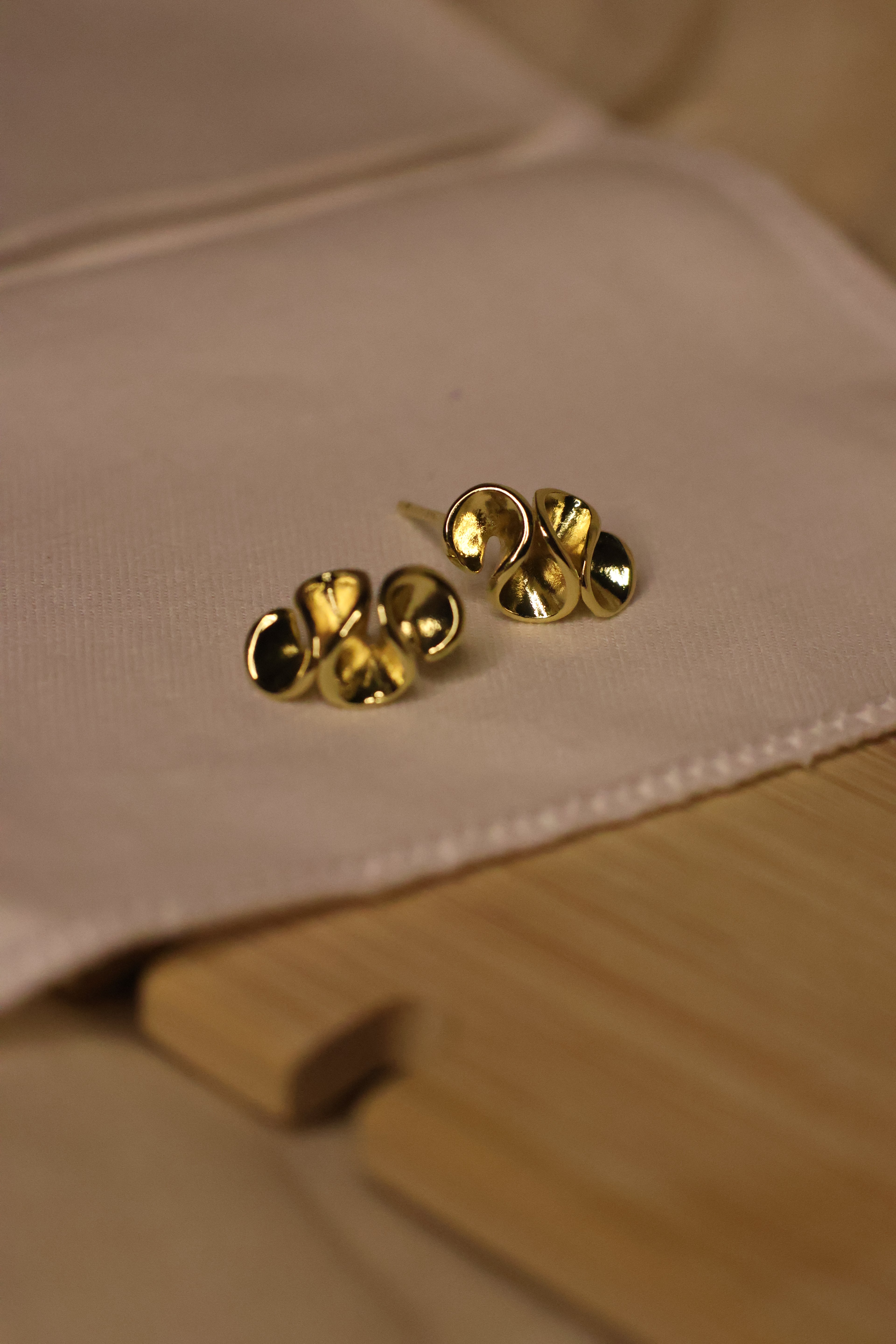 Spiral Style Stud Earrings
