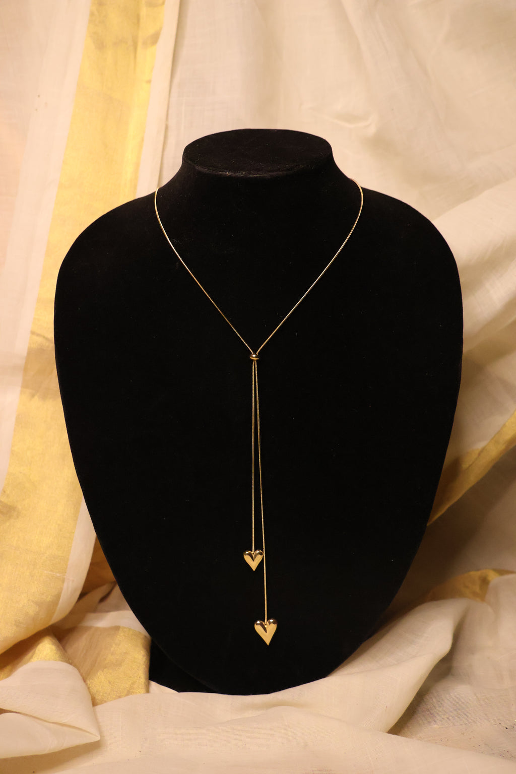 Heart beads Pullout Necklace