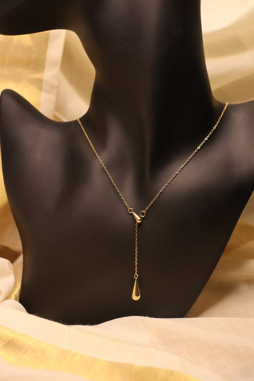 Water Drop Tassel Necklace