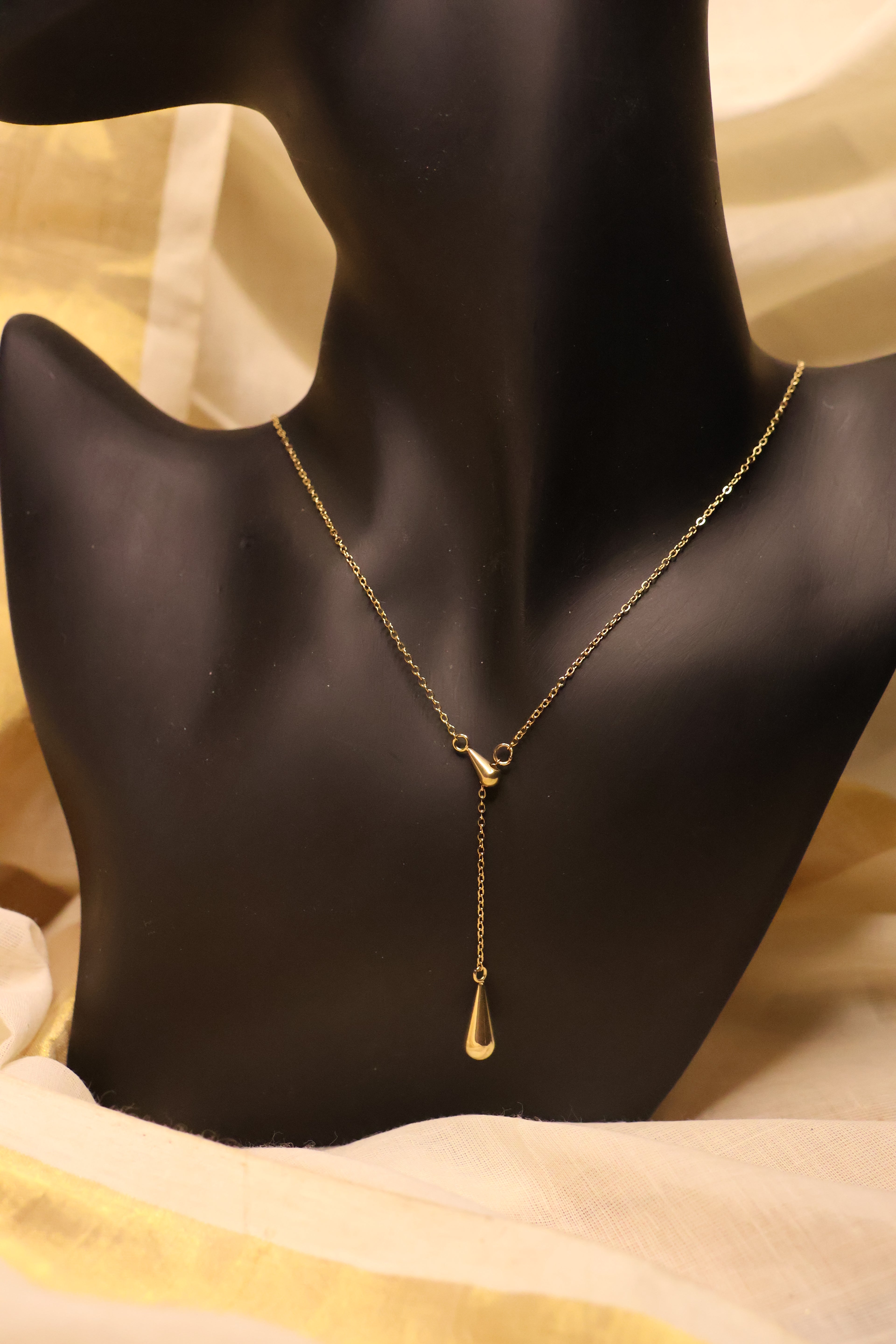 Water Drop Tassel Necklace