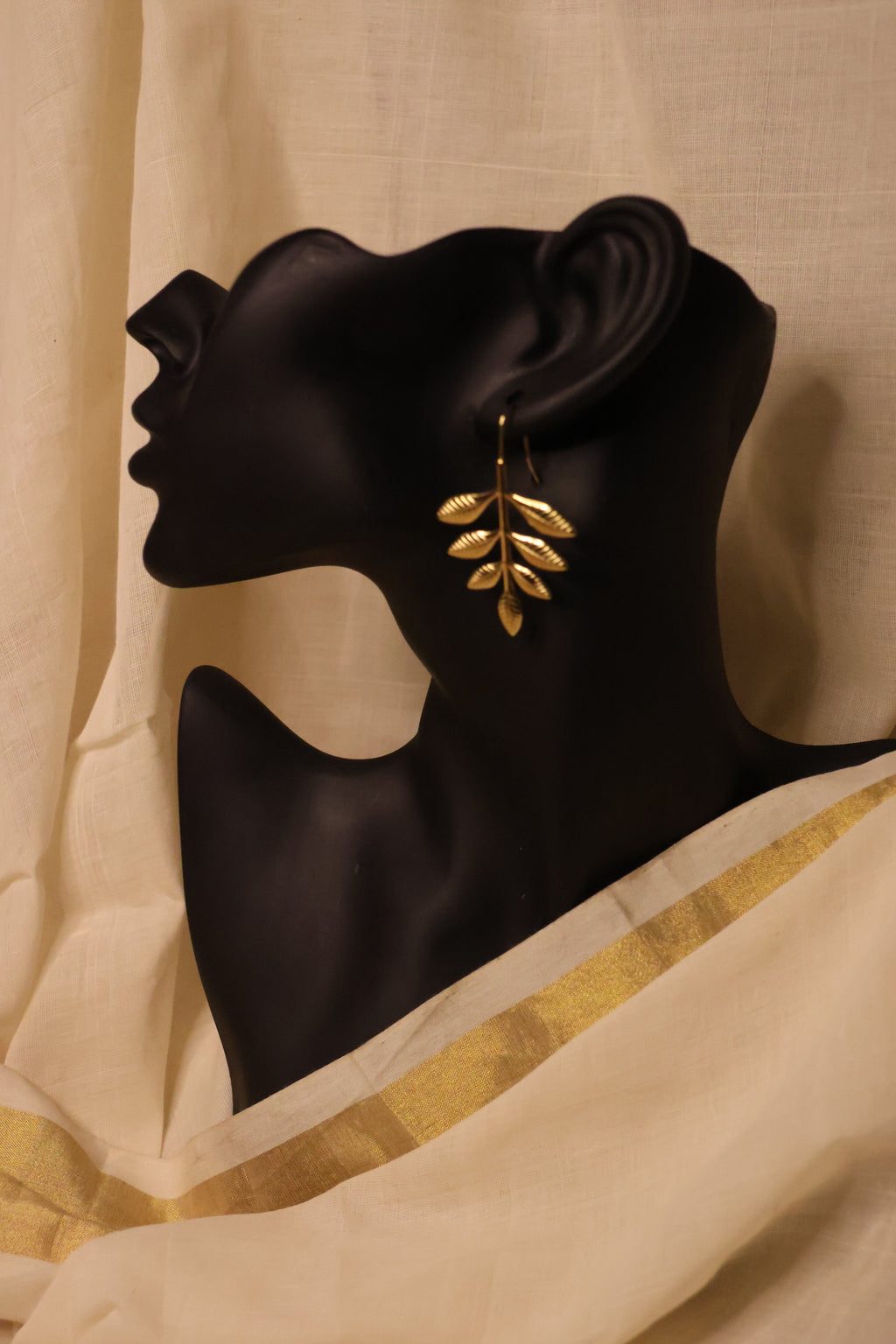 Multi Leaf Hook Earrings