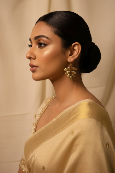 Multi Leaf Hook Earrings
