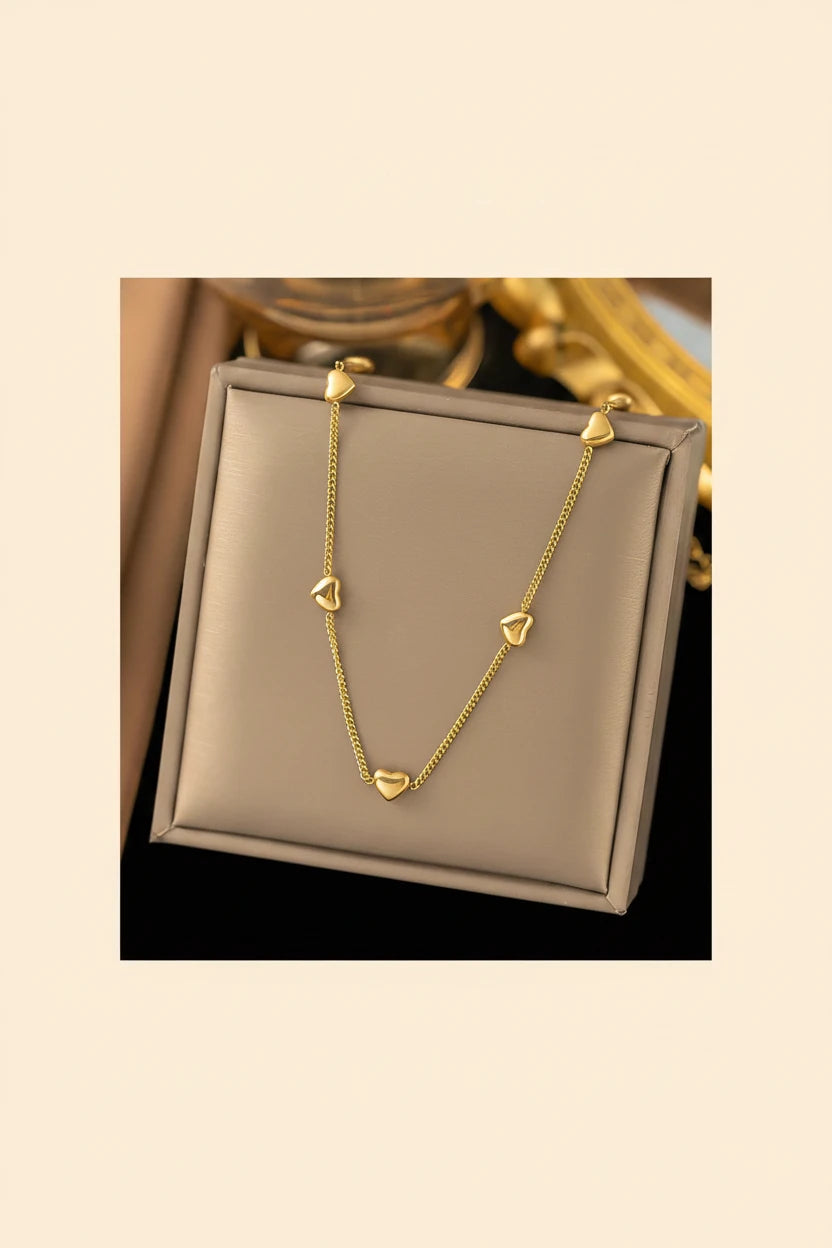 Eight Hearts Necklace